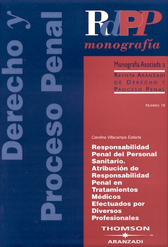 Portada del libro 9788497672948 Responsabilidad Penal del Personal Sanitario