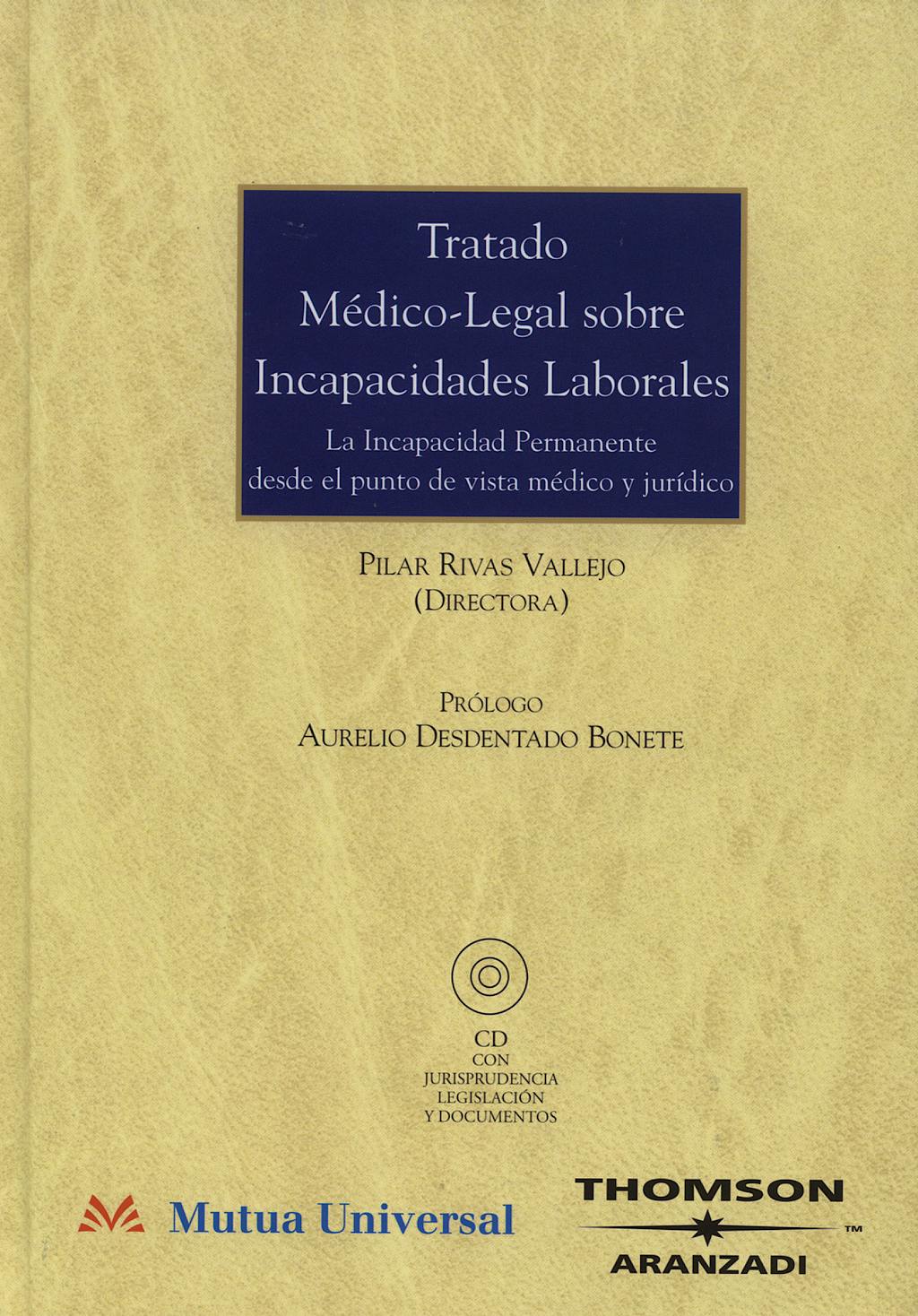 Portada del libro 9788497675635 Tratado Medico-Legal sobre Incapacidades Laborales. la Incapacidad Per
