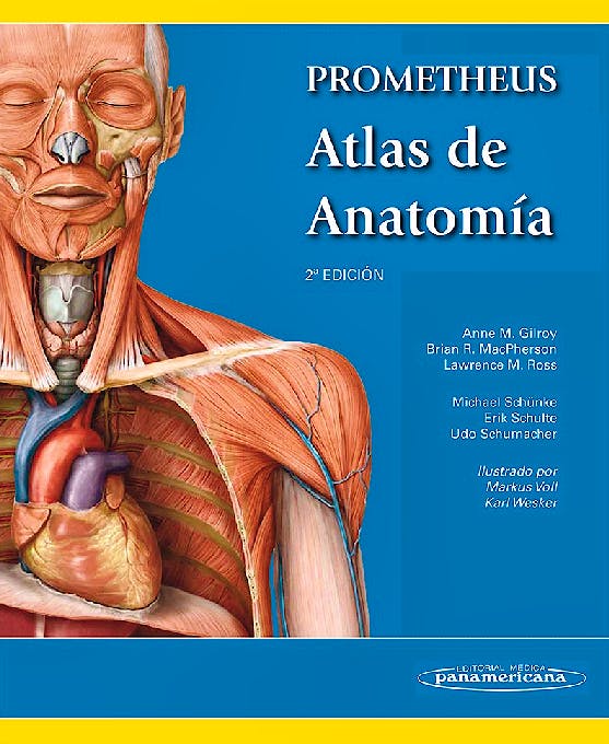 Portada del libro 9788498357080 PROMETHEUS Atlas de Anatomía