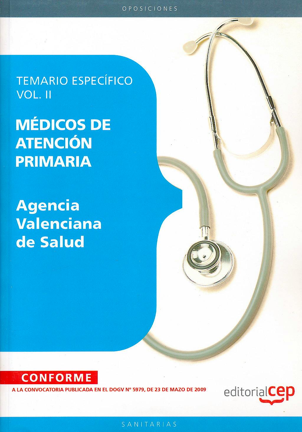 Medicos de Atencion Primaria Agencia Valenciana de Salud ...