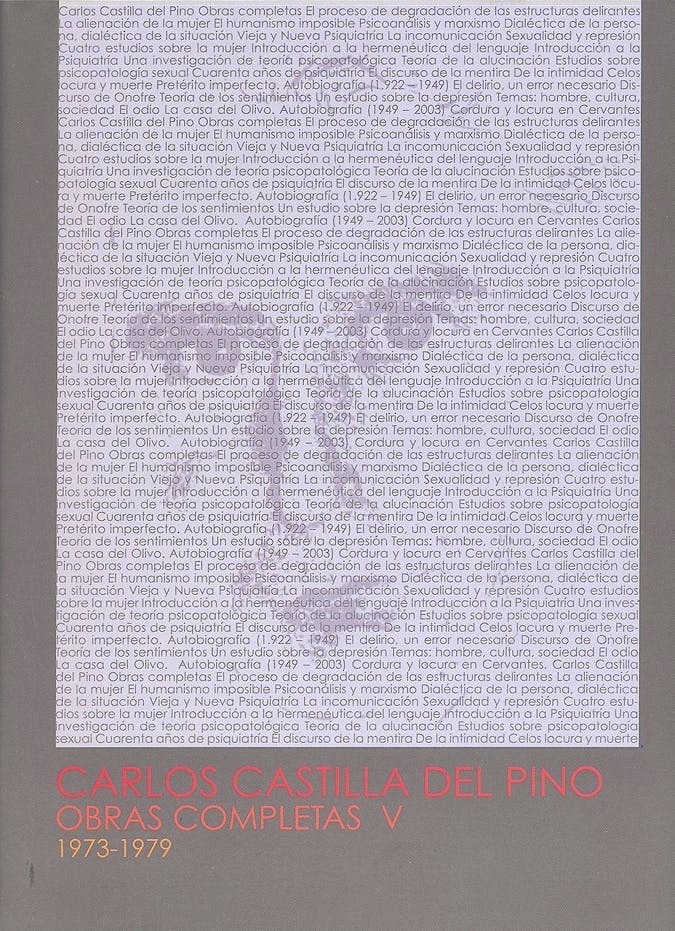 Portada del libro 9788499271040 1973-1979 (Volumen 5 de las Obras Completas)