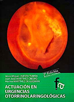 Portada del libro 9788499765310 Actuación en Urgencias Otorrinolaringológicas
