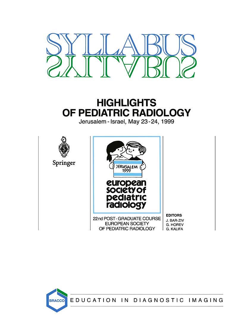 Portada del libro 9788847000612 Highlights of Pediatric Radiology