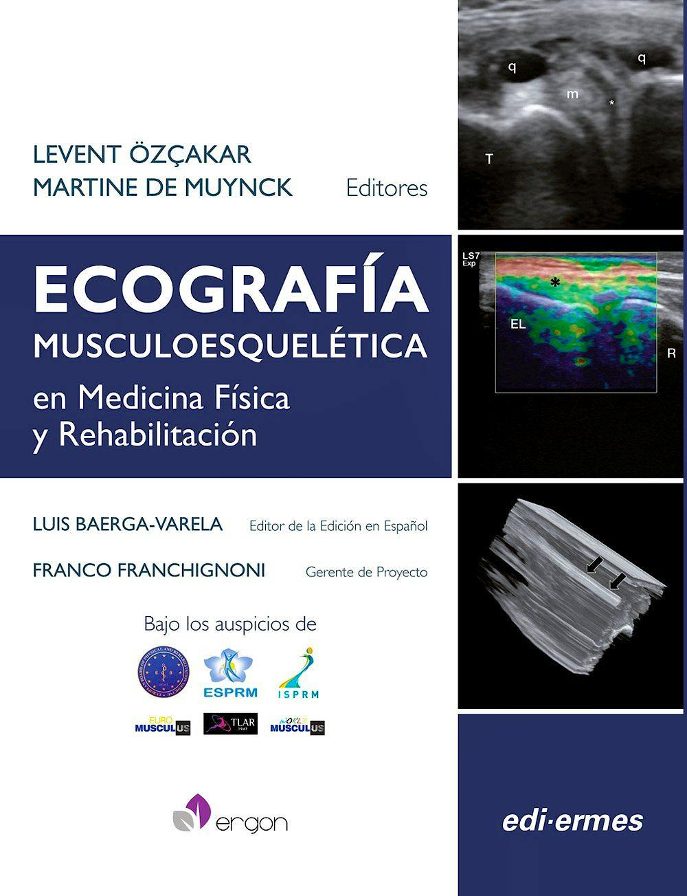Portada del libro 9788870515534 Ecografía Musculoesquelética en Medicina Física y Rehabilitación