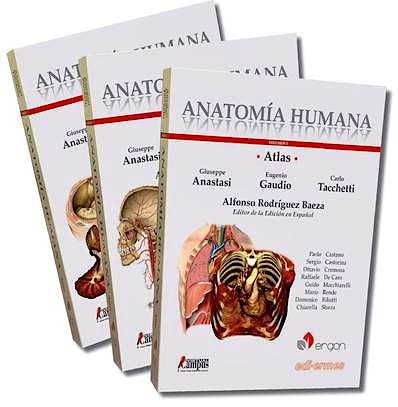 Portada del libro 9788870516555 Atlas de Anatomía Humana, 3 Vols. + Acceso Online