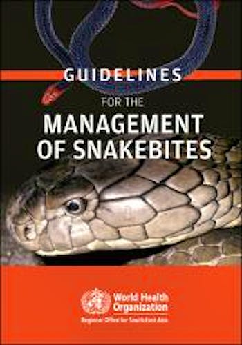 Portada del libro 9789290225300 Guidelines for the Management of Snakebites