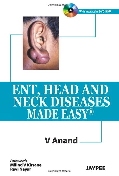 Portada del libro 9789350253472 Ent, Head and Neck Diseases Made Easy + Dvd-Rom