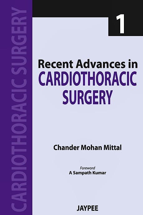 Portada del libro 9789350903230 Recent Advances in Cardiothoracic Surgery - 1