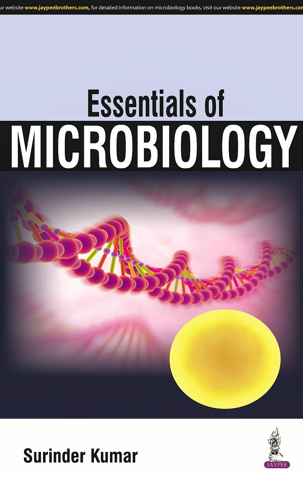 Portada del libro 9789351523802 Essentials of Microbiology