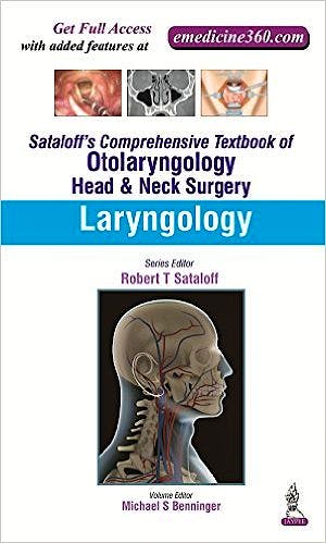 Portada del libro 9789351524571 Sataloff's Comprehensive Textbook of Otolaryngology: Head & Neck Surgery Vol. 4: Laryngology