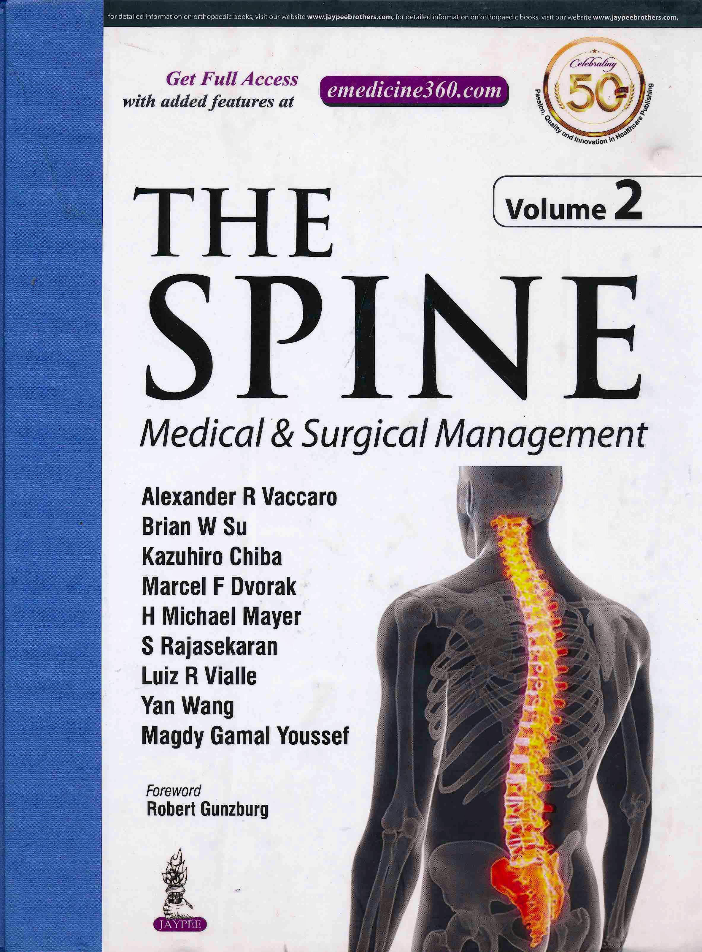 Portada del libro 9789351524946 The Spine. Medical and Surgical Conditions, 2 Vols.
