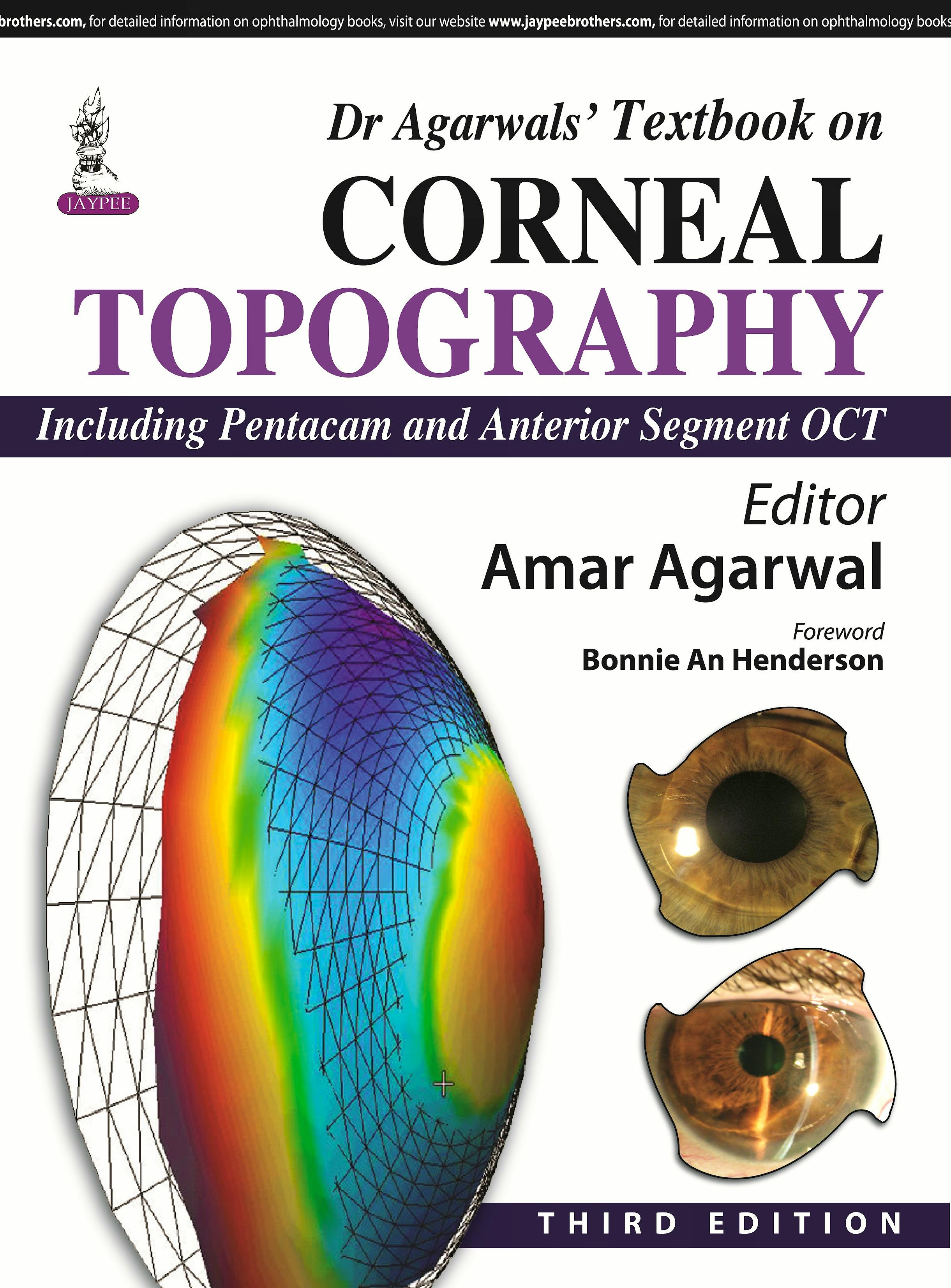 Portada del libro 9789351527855 Dr Agarwal's Textbook on Corneal Topography