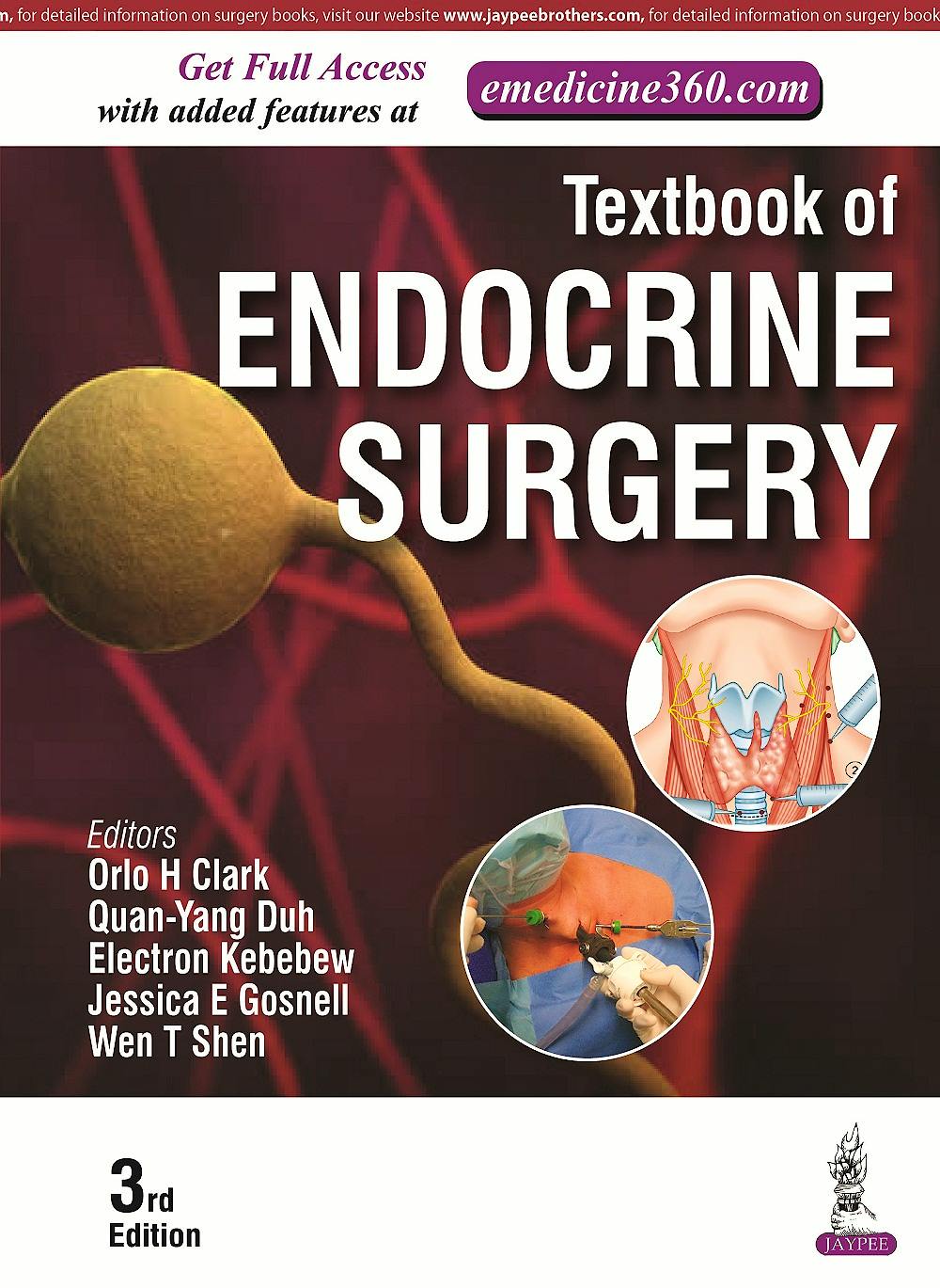 Portada del libro 9789351528067 Textbook of Endocrine Surgery