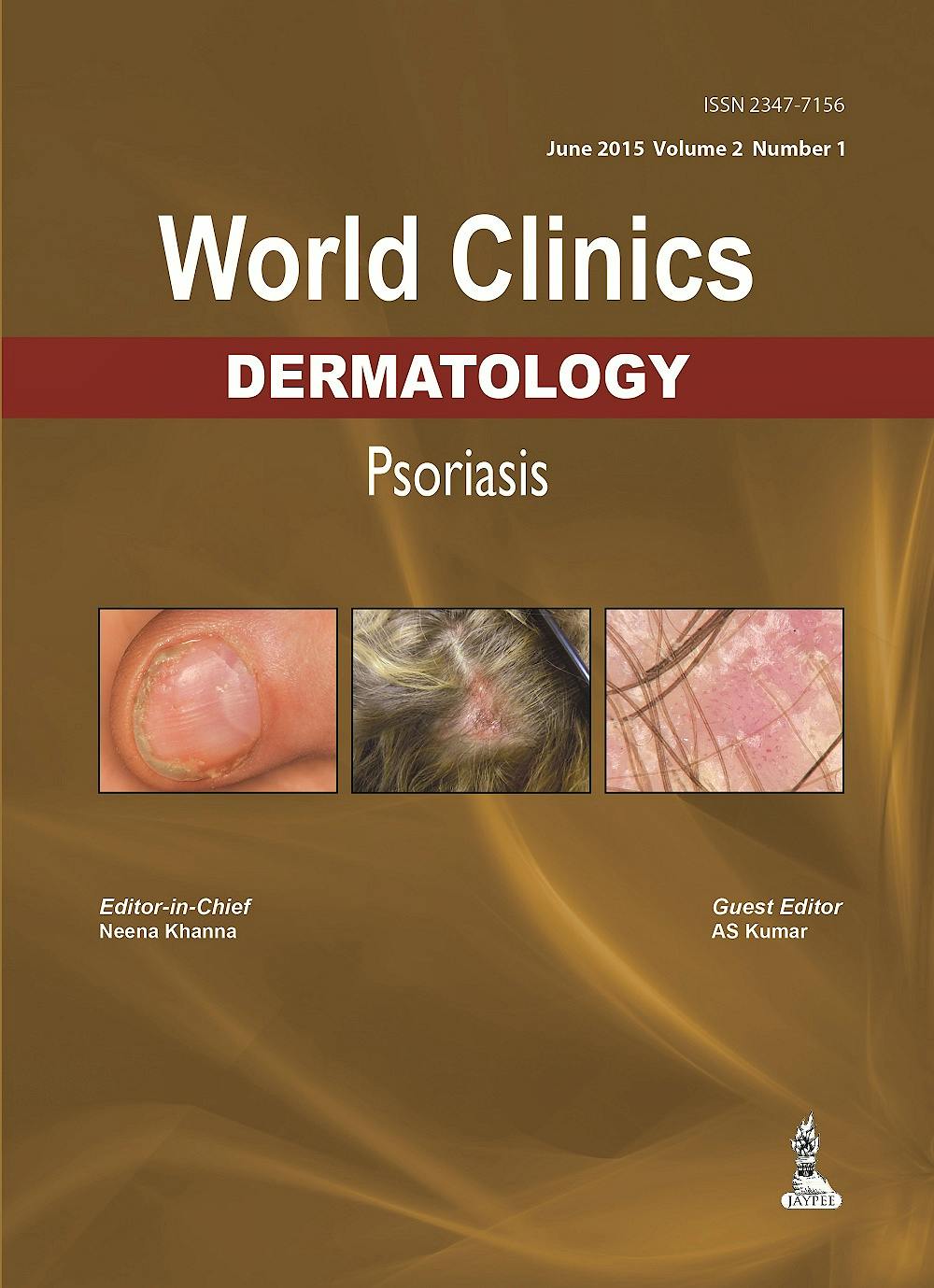 Portada del libro 9789351529279 World Clinics Dermatology. Psoriasis