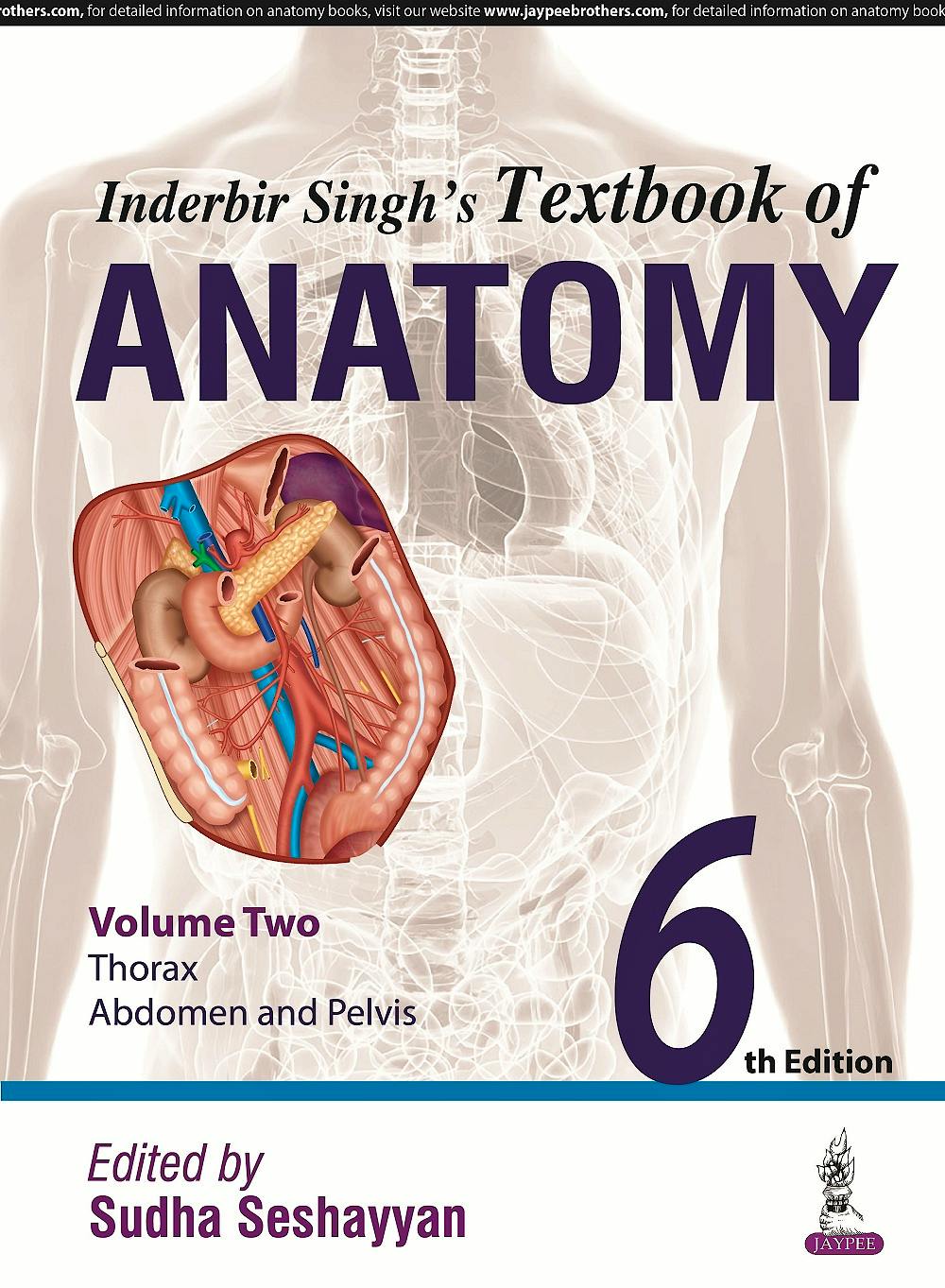 Portada del libro 9789351529859 Inderbir Singh's Textbook of Anatomy Vol. 2
