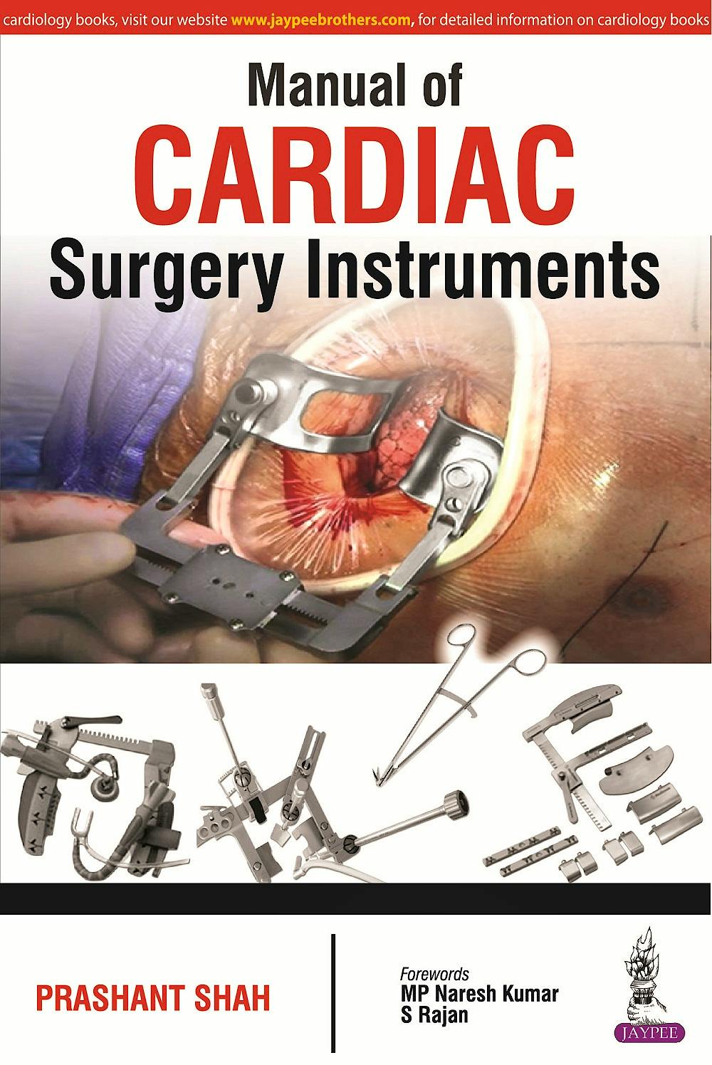 Portada del libro 9789352500062 Manual of Cardiac Surgery Instruments