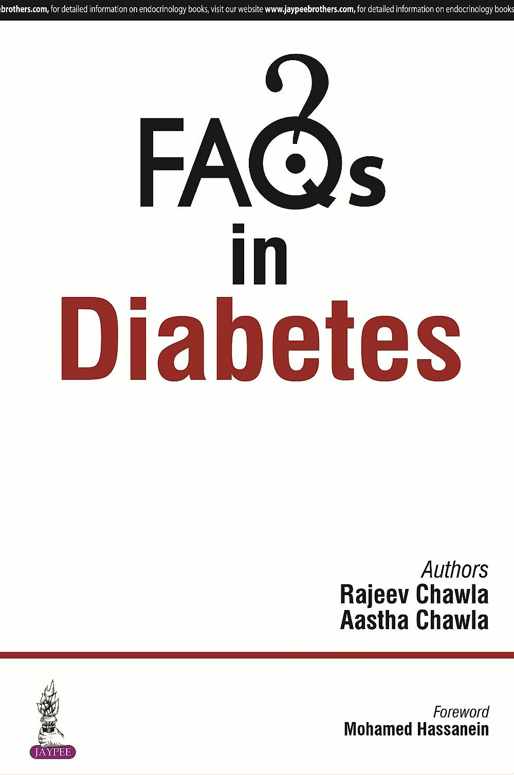 Portada del libro 9789352500505 FAQs in Diabetes