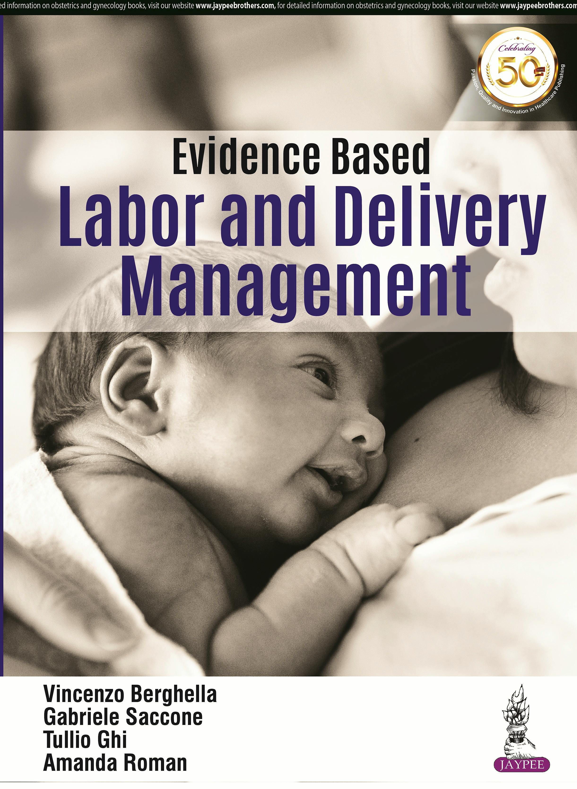 Portada del libro 9789352701605 Evidence Based Labor and Delivery Management
