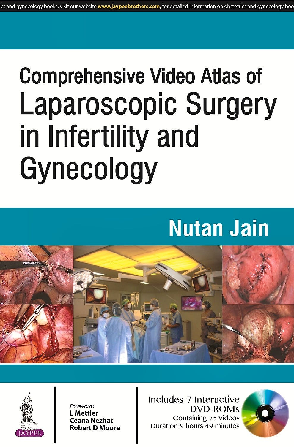 Portada del libro 9789385891885 Comprehensive Video Atlas of Laparoscopic Surgery in Infertility and Gynecology + DVD