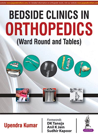 Portada del libro 9789386150189 Bedside Clinics in Orthopedics (Ward Rounds and Tables)
