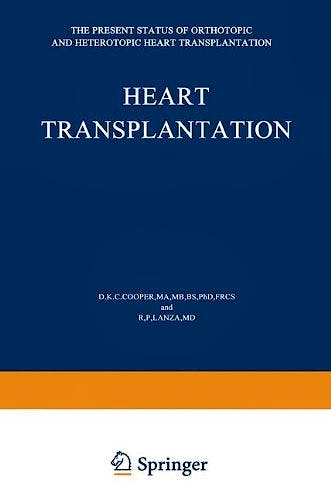 Portada del libro 9789401173261 Heart Transplantation