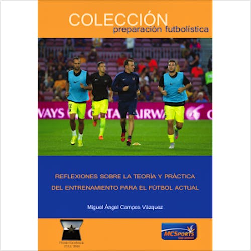 Portada del libro 9789494940856 Reflexiones sobre la Teoría y Práctica del Entrenamiento para el Fútbol Actual