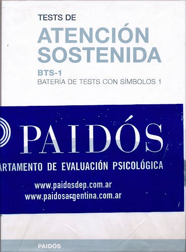 Portada del libro 9789501271027 Tests de Atencion Sostenida. Bts-1. Bateria de Test con Simbolos 1