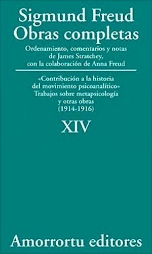 Portada del libro 9789505185900 Obras Completas. Volumen XIV: Contribución a la Historia del Movimiento Psicoanalítico, Trabajos sobre Metapsicología y Otras Obras (1914-1916)