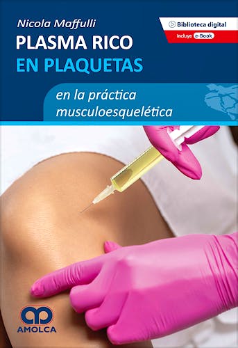 Portada del libro 9789585281684 Plasma Rico en Plaquetas en la Práctica Musculoesquelética