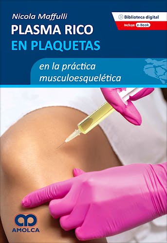 Portada del libro 9789585281684 Plasma Rico en Plaquetas en la Práctica Musculoesquelética