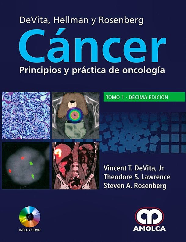Portada del libro 9789588950730 Devita, Hellman y Rosenberg Cáncer. Principios y Práctica de Oncología, 2 Vols. + DVD
