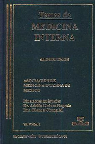 Portada del libro 9789701019818 Temas de Medicina Interna: Algoritmos