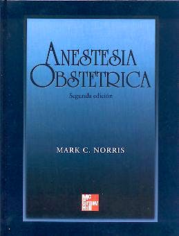 Portada del libro 9789701029824 Anestesia Obstetrica