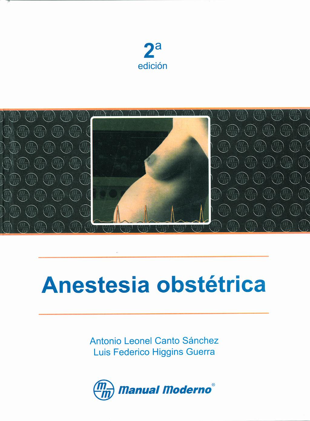 Portada del libro 9789707293335 Anestesia Obstetrica
