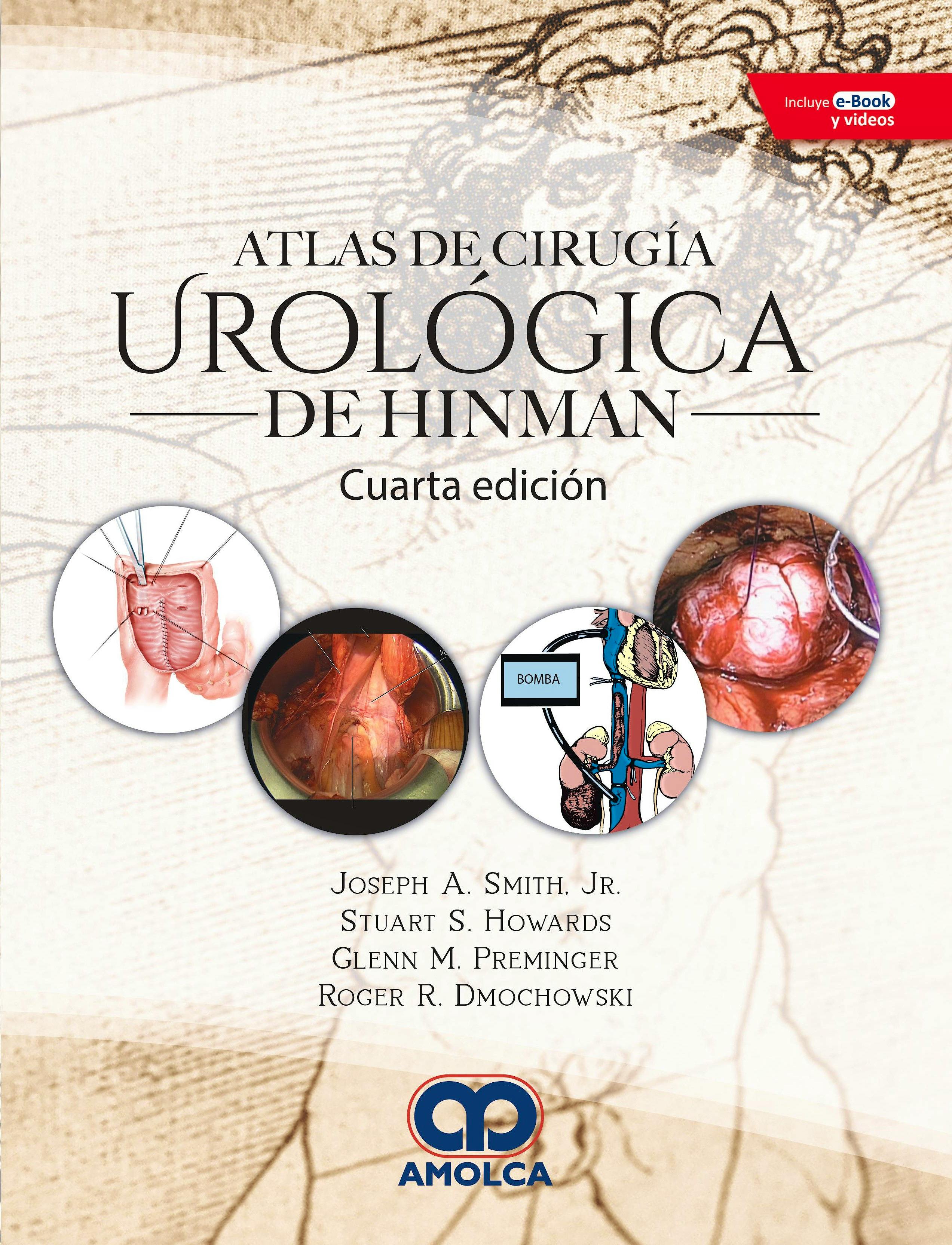 Portada del libro 9789804300455 Atlas de Cirugía Urológica de Hinman + Videos