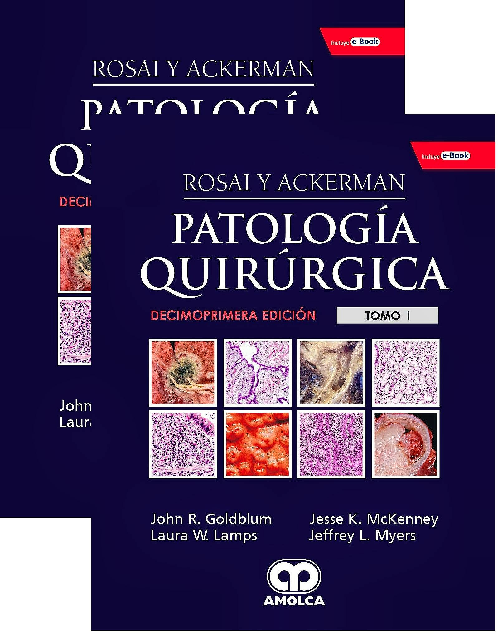 Portada del libro 9789804300745 Rosai y Ackerman Patología Quirúrgica, 2 Vols.