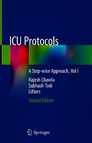 Portada del libro 9789811508974 ICU Protocols. A Step-wise Approach, Vol I