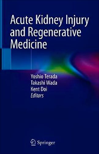 Portada del libro 9789811511073 Acute Kidney Injury and Regenerative Medicine