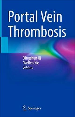 Portada del libro 9789813365377 Portal Vein Thrombosis