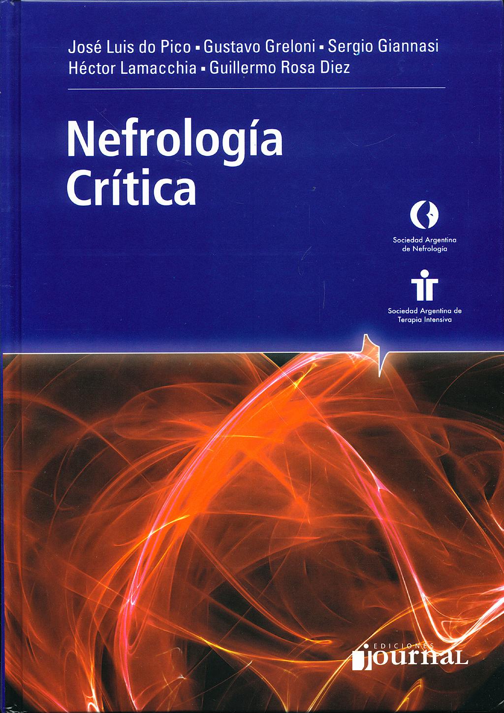 Portada del libro 9789871259229 Nefrología Crítica