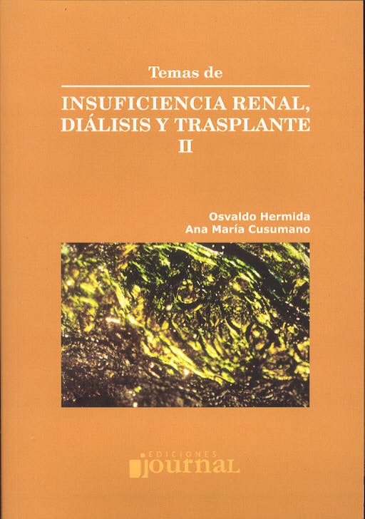 Portada del libro 9789872125424 Temas de Insuficiencia Renal, Diálisis y Trasplante II