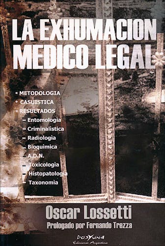 Portada del libro 9789872205973 La Exhumación Médico Legal