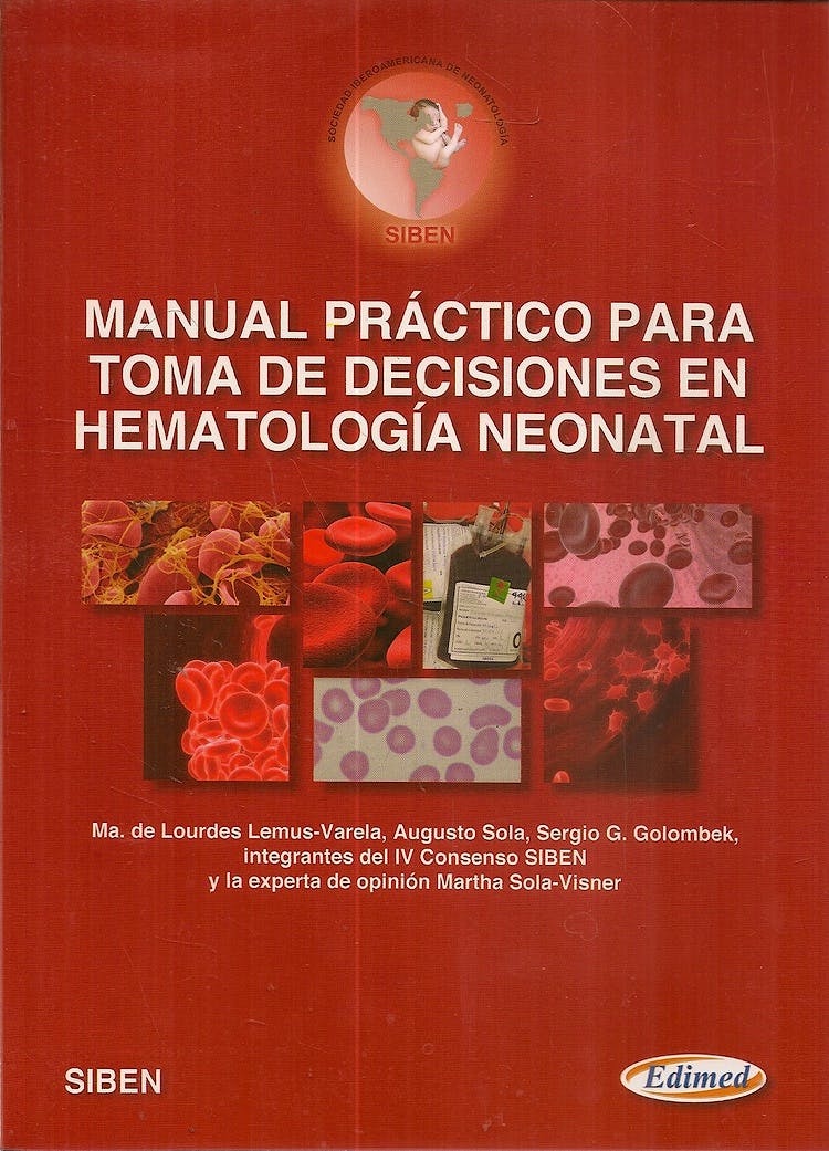 Portada del libro 9789872530396 Manual Practico para Toma de Decisiones en Hematologia Neonatal