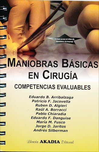 Portada del libro 9789875702356 Maniobras Básicas en Cirugía. Competencias Evaluables