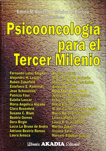 Portada del libro 9789875702608 Psicooncología para el Tercer Milenio