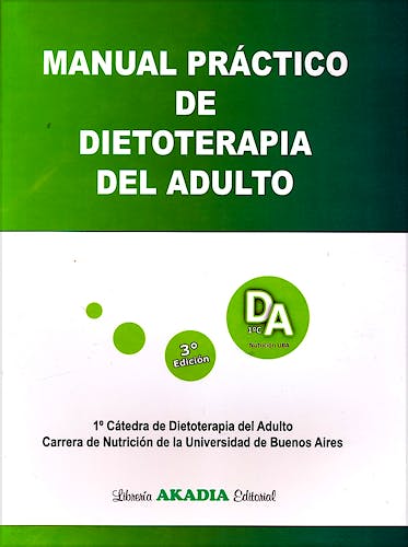 Portada del libro 9789875703216 Manual Práctico de Dietoterapia del Adulto
