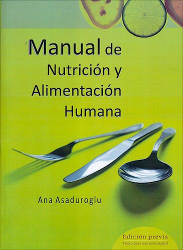 Portada del libro 9789875912588 Manual de Nutrición y Alimentación Humana