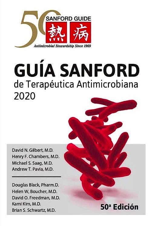 Portada del libro 9789876390620 Guía Sanford de Terapéutica Antimicrobiana 2020