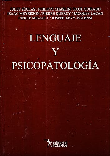Portada del libro 9789876490351 Lenguaje y Psicopatología