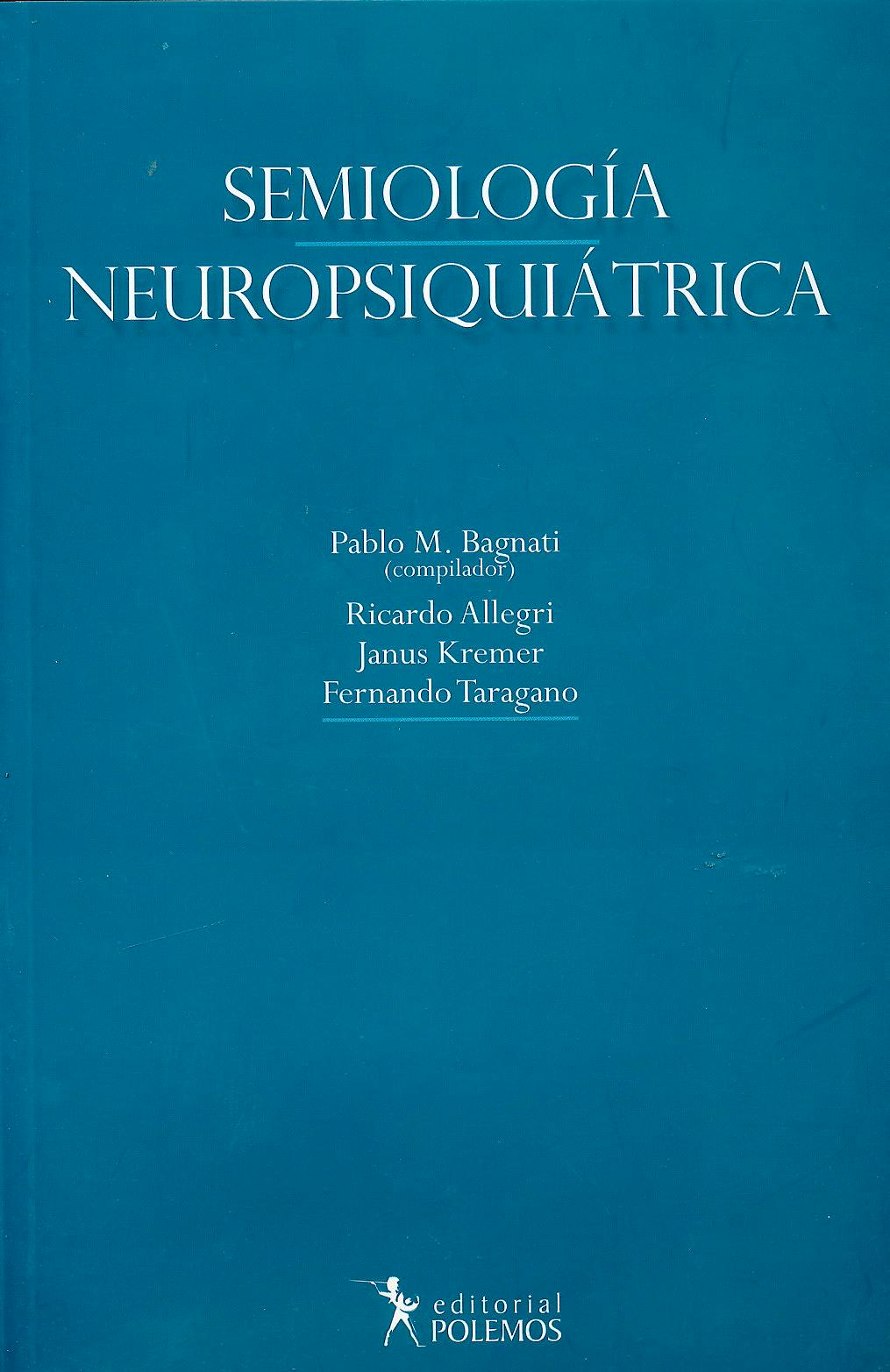 Portada del libro 9789876490535 Semiologia Neuropsiquiatrica